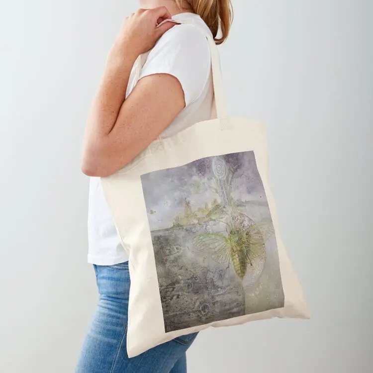 

Cicada Tote Bag Canvas Custom bag eco bag folding Shopper handbag