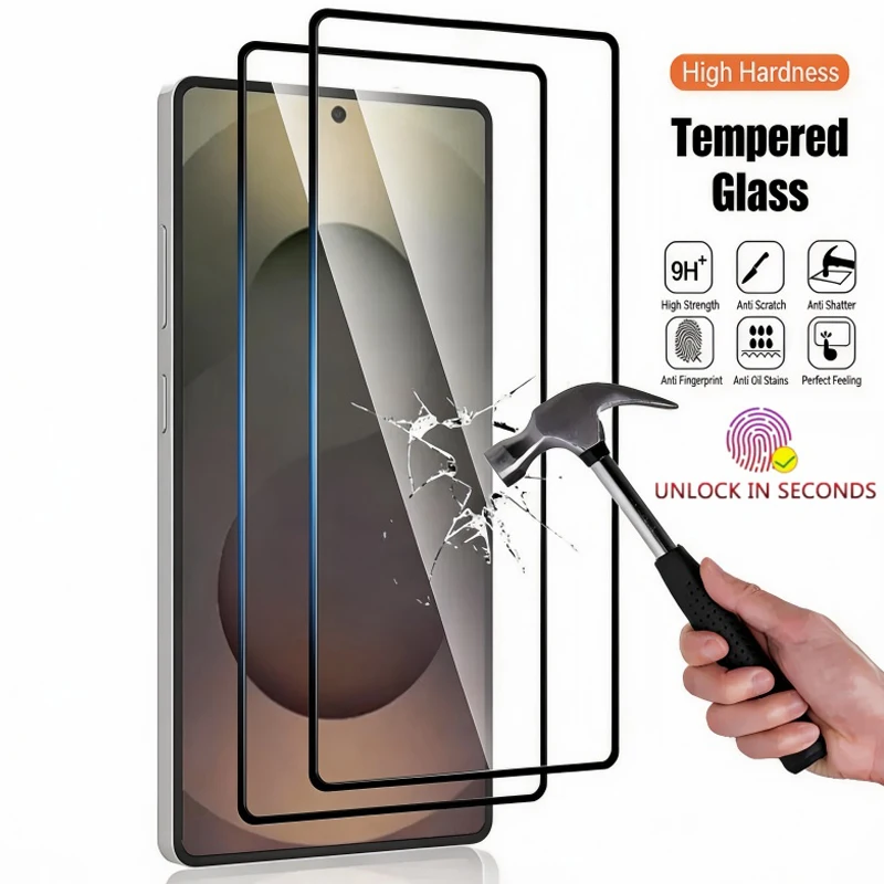 1-3PCS Tempered Glass Film For Samsung Galaxy S26 S25 Ultra Plus Anti-Scratch Screen Protector For Samsung S26 Phone Accessories