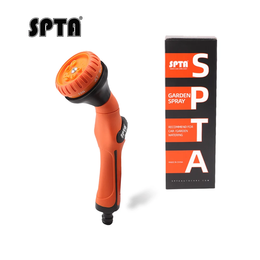 

SPTA Ручной многофункциональный пистолет-распылитель для полива Автомойка Распылитель высокого давления Садовый распылитель Распылитель для орошения