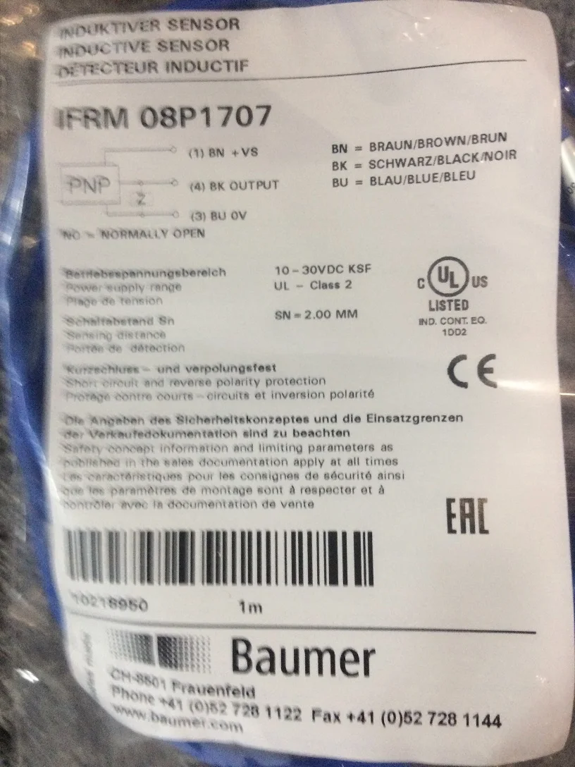 IFRM 04P15A5/Q-Inductive Proximity Switch-Baumer