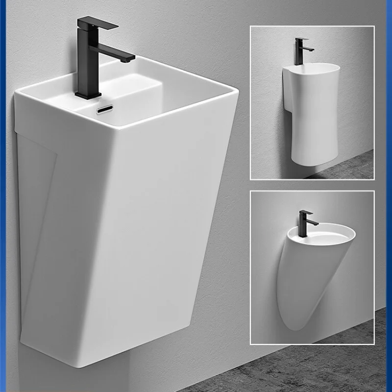 

Wall-Mounted Wash Basin Ceramic Washbasin Wall-Hung Basin Bathroom Wall-Mounted Small Apartment Balcony Sink