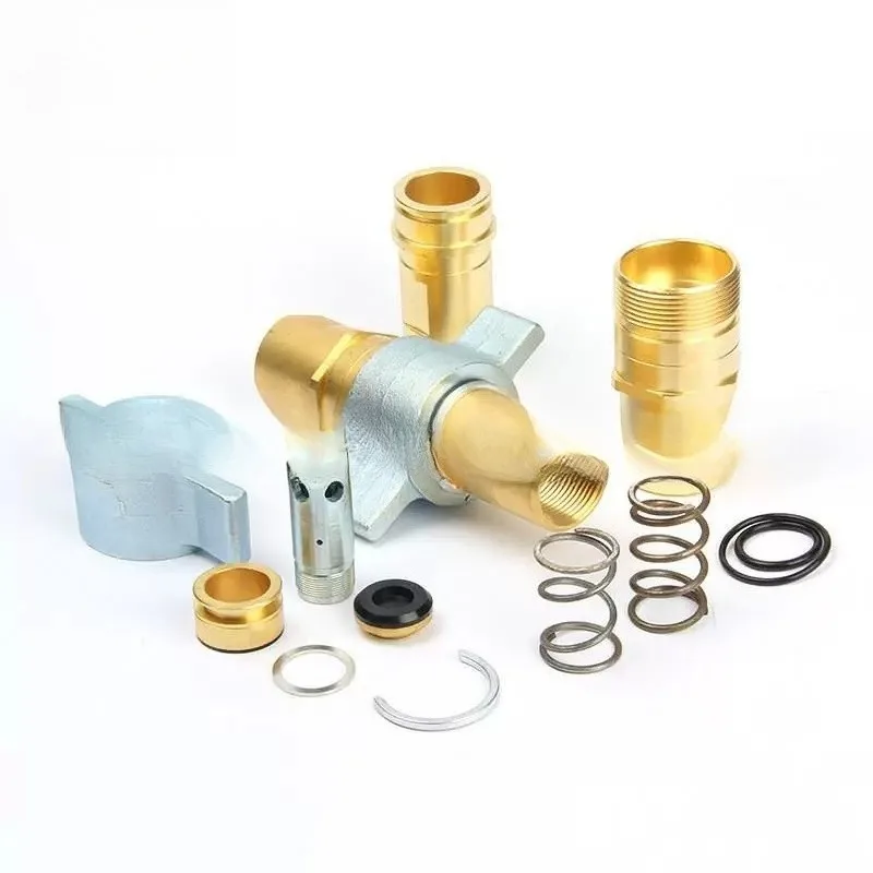 KZE-BB Brass Threaded Hydraulic Quick Coupling Double Shut-off Both Ends Industrial Quick Disconnect Connector
