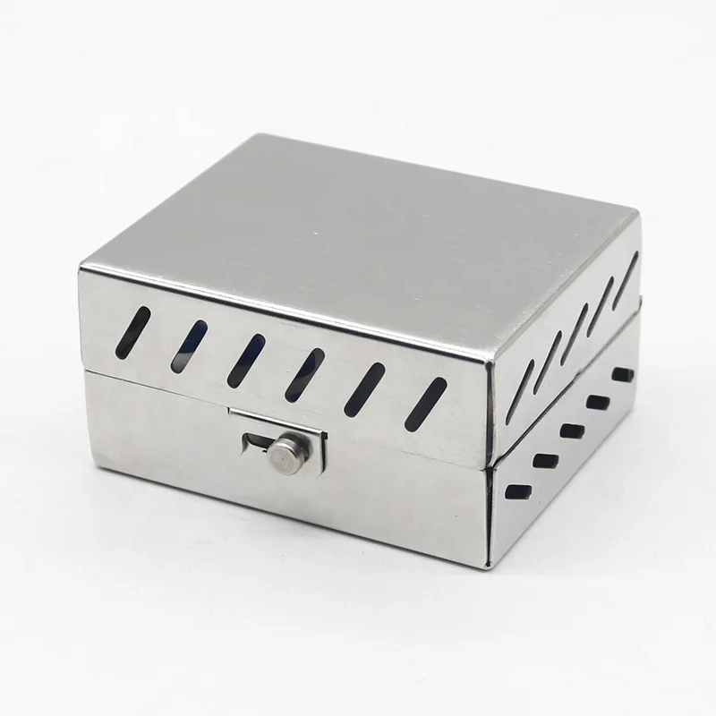 Medium Stainless Steel Dental Implant Surgery Instruments Tool Kit Storage Box