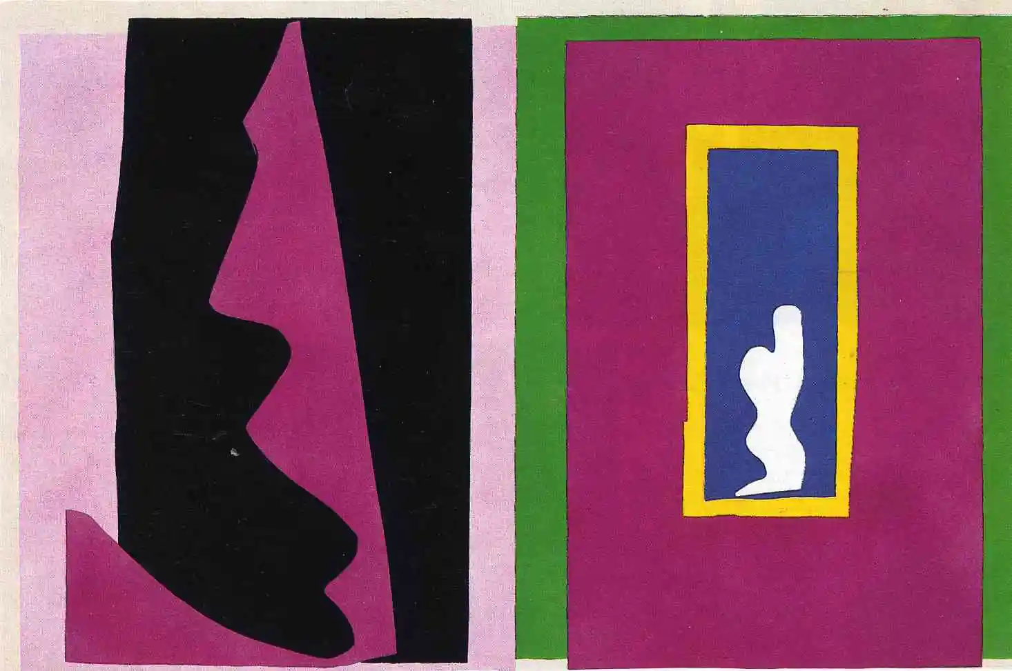 oil painting on canvas handmade impressionism,Cut outs by Henri Matisse,Free Shipping,High Quality