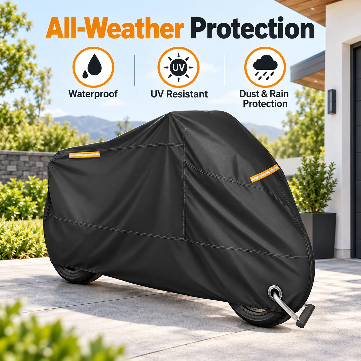 Motorcycle Cover Waterproof UV Resistant Outdoor Rain and Dust Protector for Honda CBR 125R 600 F4i 650F 650R 954 1000F 1100XX
