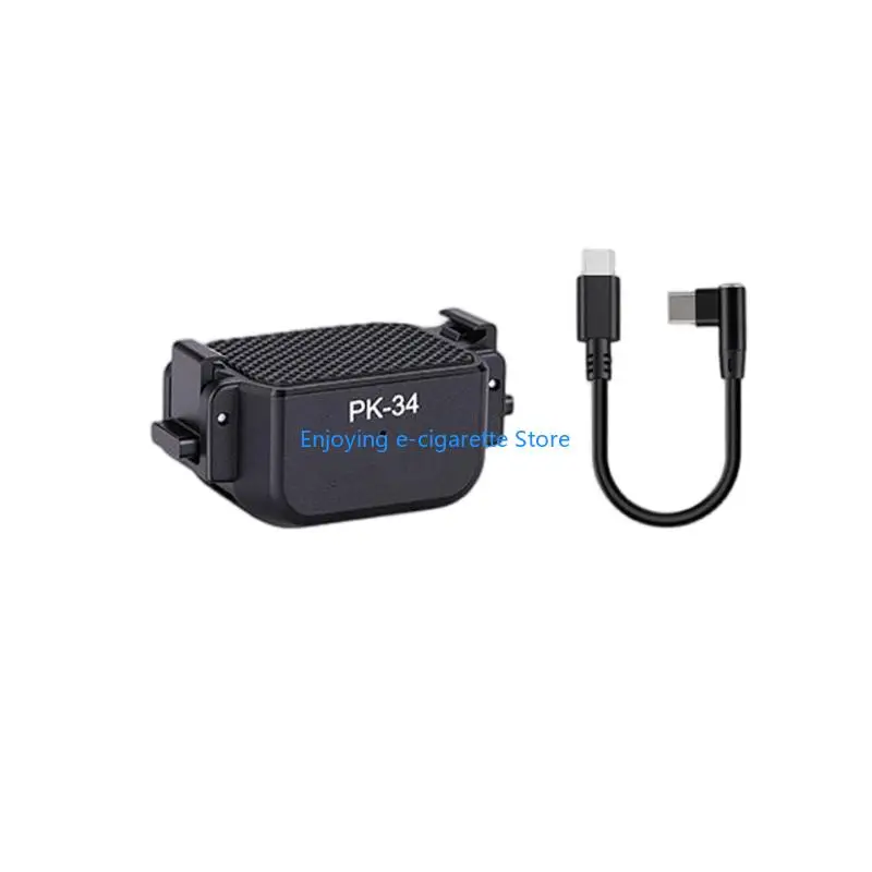 Portable Camera Mount Head for Handheld Power Handle, Black ABS Mount Base with Textured Top for Outdoor Photography Y4QF