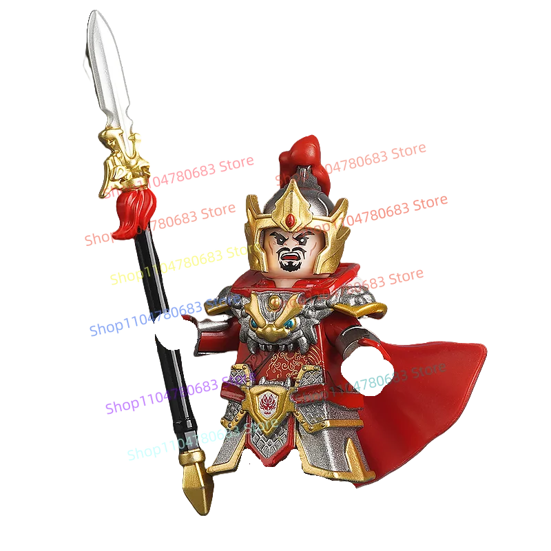 

MOC New Building Block Doll Mini Doll Star Series Yuefei Manjiang Red Hero Yuewang Temple Toy Gift Ornaments Collection