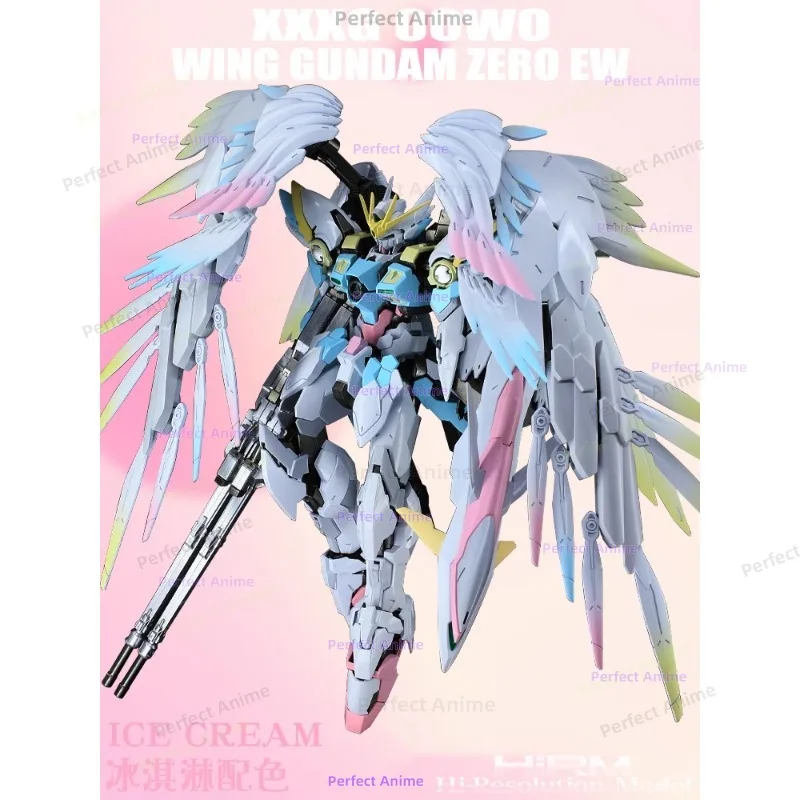 

Bandai Мороженое HIRM Angel Металлический каркас KA Wing Zero GD Сборная модель Подарок Мужчине