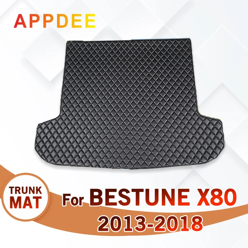 Car Trunk Mat For BESTUNE X80 2013 2014 2015 2016 2017 2018 Custom Car Accessories Auto Interior Decoration