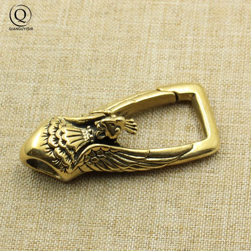 Phoenix Brass Keyholder DIY Car Key Chain Accessories Jewelry Metal Copper Waist Buckle Keyrings Hanging Creative Gift Keychains