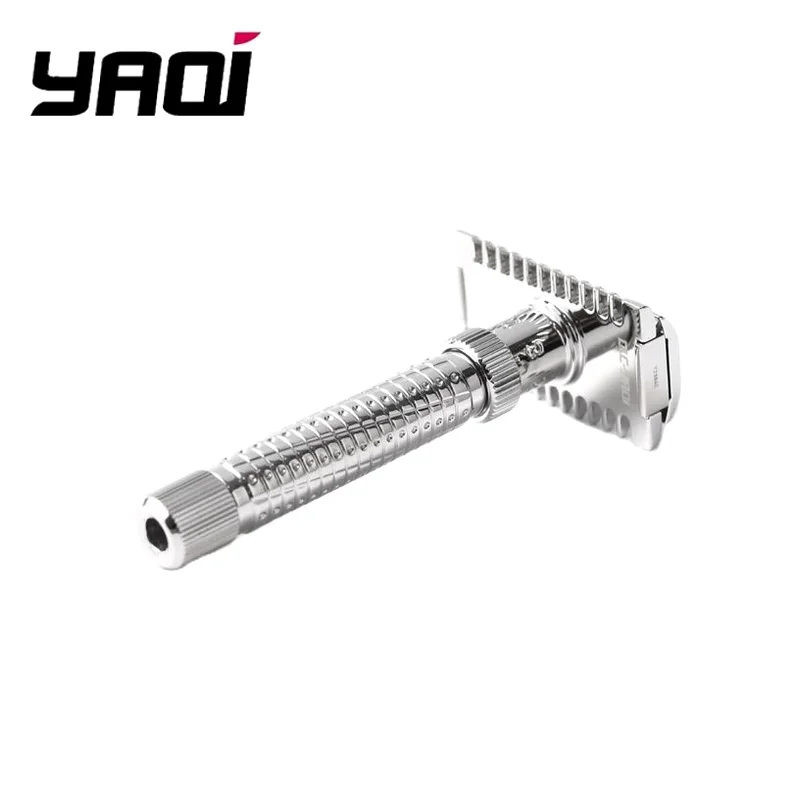 YAQI Ultima Men Open Comb Adjustable Stainless Steel Safety Razor Wet Shave Tools Best Gift for Men