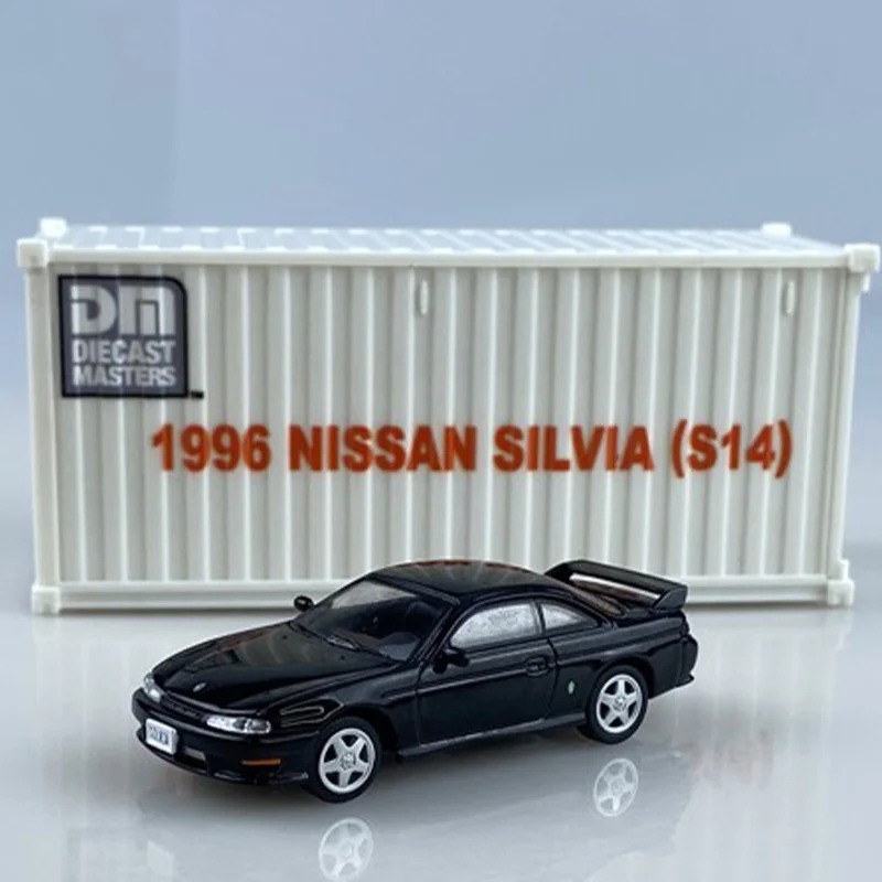 DM Diecast Original 1:64 Alloy 1999 NISSAN SILVIA S14 Mini Toy Car Simulation Classic Model Hobby & Collectibles Souvenir Gift