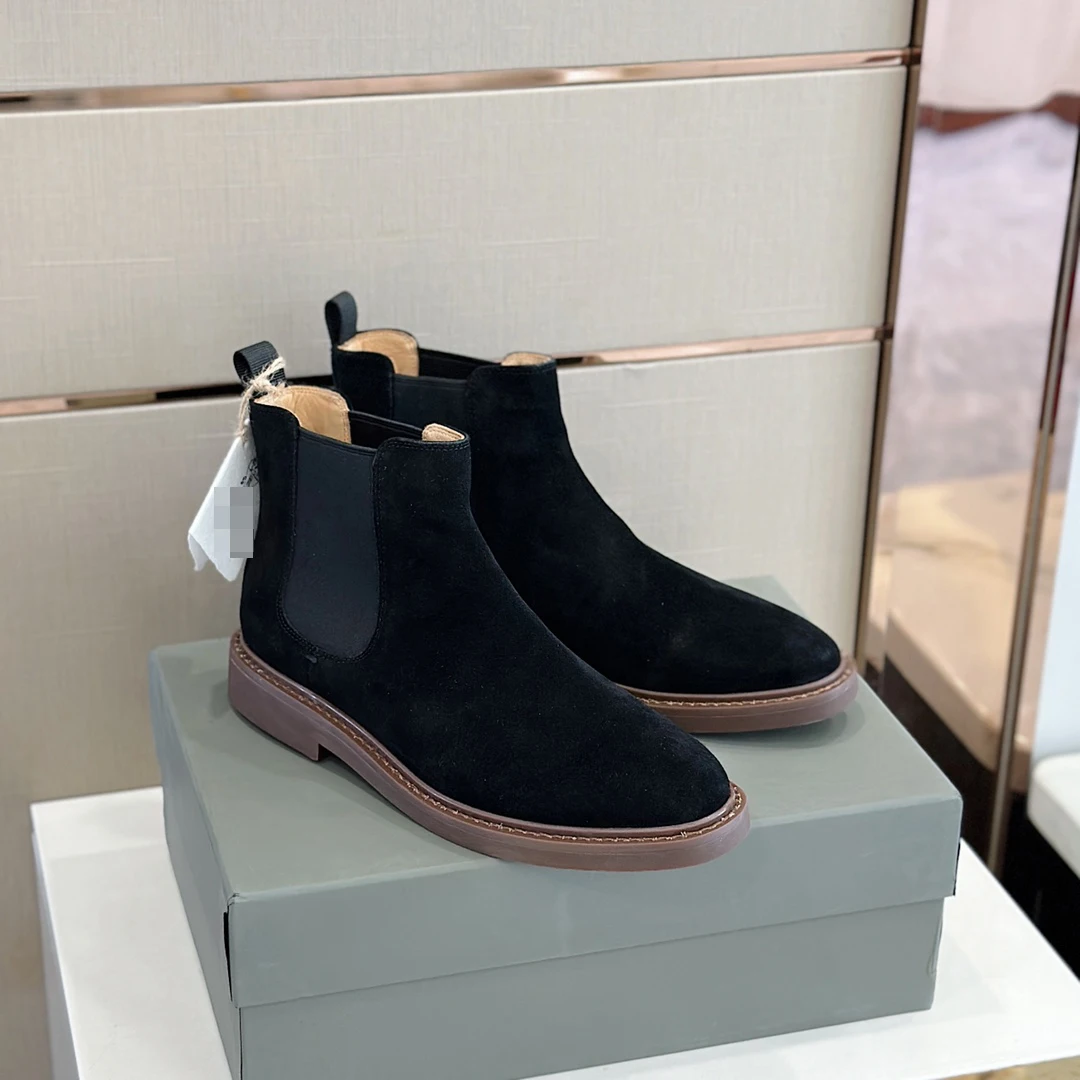 2024DIKU JING Men's autumn and winter new casual iconic desert boots with soft suede and suede39-46