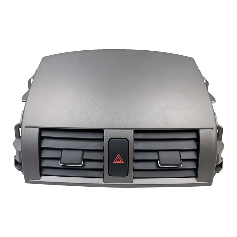 AEA7-Car Center Dash A/C منفذ تنفيس الهواء مع مفتاح الطوارئ لتويوتا كورولا 2008-2013 55670-02160 55663-02060