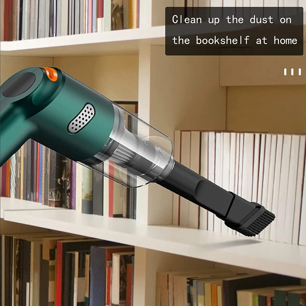 مكنسة كهربائية للسيارة لاسلكية محمولة باليد مكنسة كهربائية 10000Pa مكنسة كهربائية لاسلكية الرطب والجاف 120 واط ، B