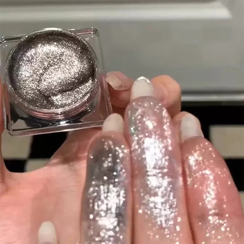 フラッシュ偏光アイシャドウ バーストフラッシュ ブロークン ライトニング リキッド ハイライト ファインフラッシュ ウェットアイシャドウ メタリック