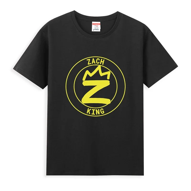

Men T Shirt Casual Zach King Gold Magic Circle Logo T-shirt Graphic Summer Short Sleeves 100% Cotton S-3XL