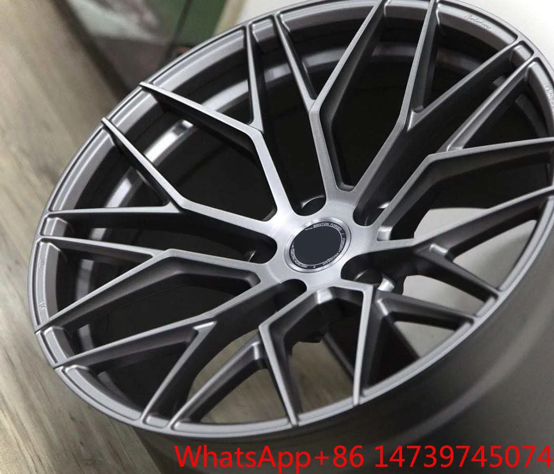 21x10.5 ET22 5x112 PCD 66.6 CB Gloss Black Forged Wheels High Strength Luxury Car Rims