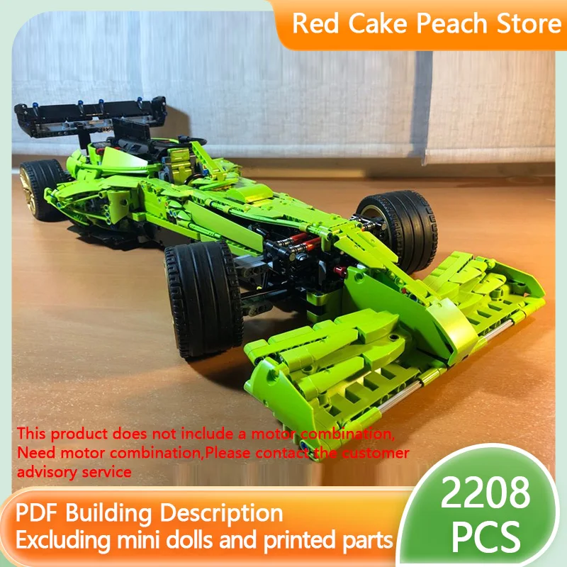 

Модель городской автомобиль MOC, строительные кирпичи, одноместный гоночный автомобиль, модульная технология, детские праздничные подарки, сборка игрушек, костюм