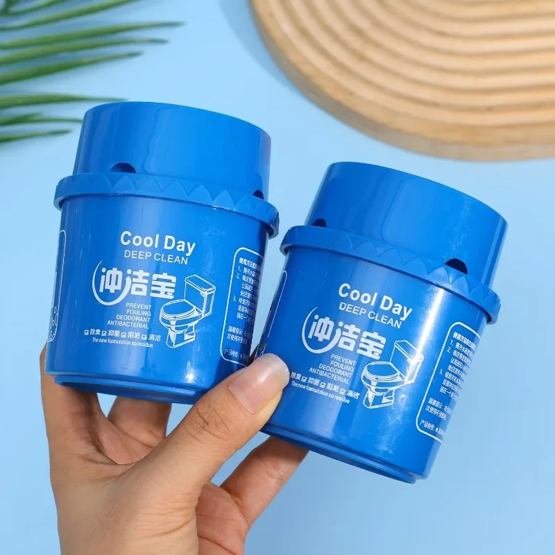 1/2x Toilet Bowl Cleaner Tablets Stain Remover Blue Bubble Cleaning Freshener Tank Stain Toilet Clean Home Bathroom Supplies