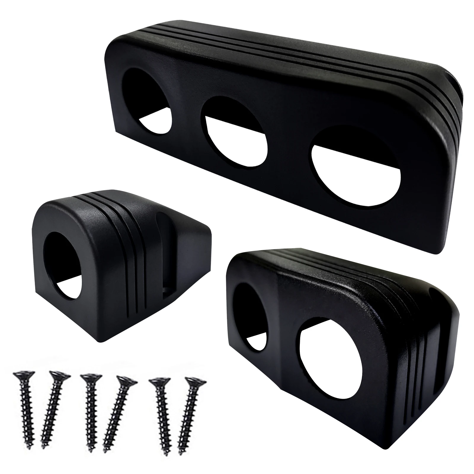12V USB Charger Tent Panel Plastic Housing 1/2/3 Hole for USB Socket Multiple Function Car DIY Accessories Boat ATV RV Marine