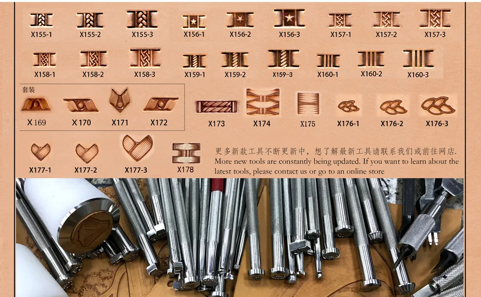 Leder Carving Drehmesser und Klingen und Reverse Beveler Drehmesser Beveler, Haarklinge – Detail 8