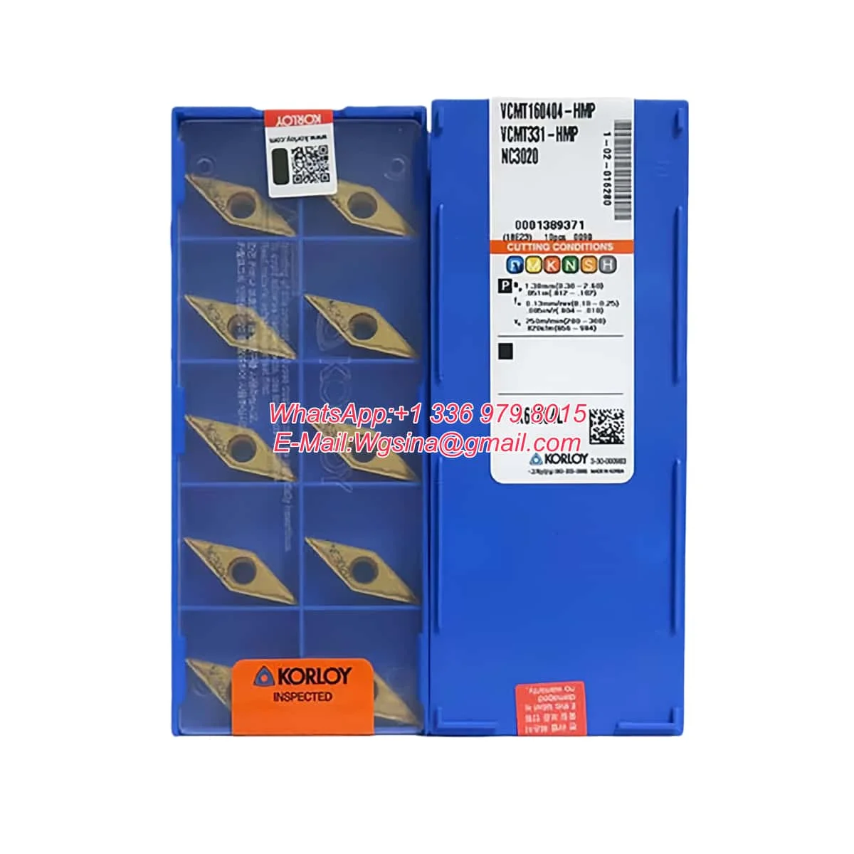 KORLOY Original VCMT VCMT16 VCMT160404 VCMT160408 -HMP NC3120 NC3020 Medium-Finishing Carbide Turning Inserts Turning Tools - view 4