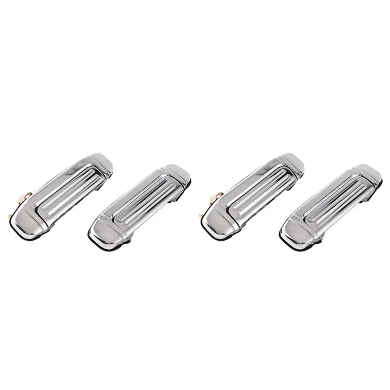 Well 2X Front Pair Outside Door Handle Plating For Montero Pajero V46 V31 V32 V33 V43 V45 V46 MR156876 MR156875
