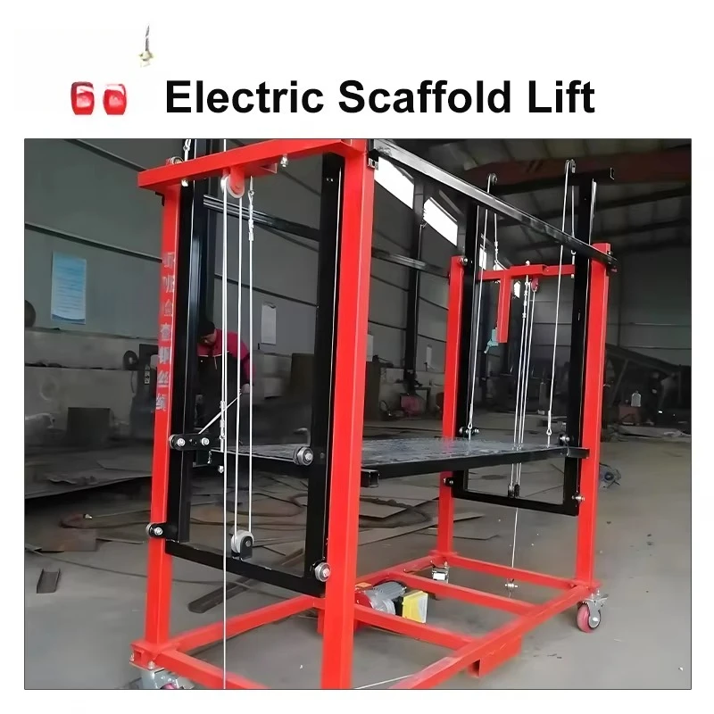 Plate-forme d'échafaudage télécommandée, levage de construction d'échafaudage électrique