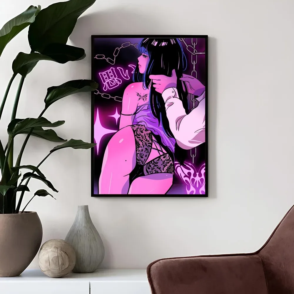 Рисунок 4 - Постер с сексуальной девушкой из аниме Instagram