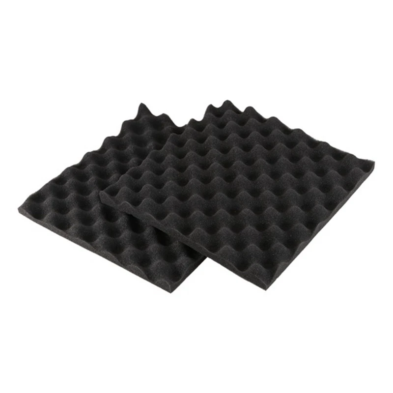 Painéis de Espuma Acústica A53Q-12Pack, Espuma em Formato de Caixa de Ovos, Isolamento Acústico, 1 Polegada x 12 Polegadas x 12 Polegadas, Espuma para Tratamento Acústico de Estúdio