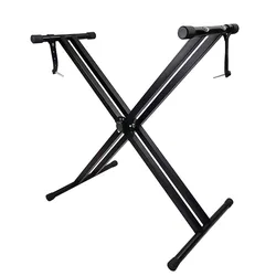 HY-X4 Adjustable Piano Stand Universal Metal Double Pipe Piano Rack Keyboard Instrument Stand Support Holder Accessories