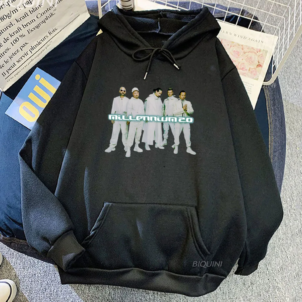 

Backstreet Boys Millennium 2.0 Hood Autumn Fleece Long Sleeve Sweater Casual Fashion Hood Pullover Men Women Sudadera