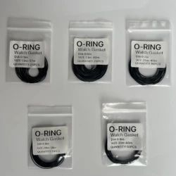 1 Piece 0.5mm 0.6mm 0.7mm 0.8mm 0.9mm Thickness Watch Case O Ring Waterproof Gasket for Watch Caseback