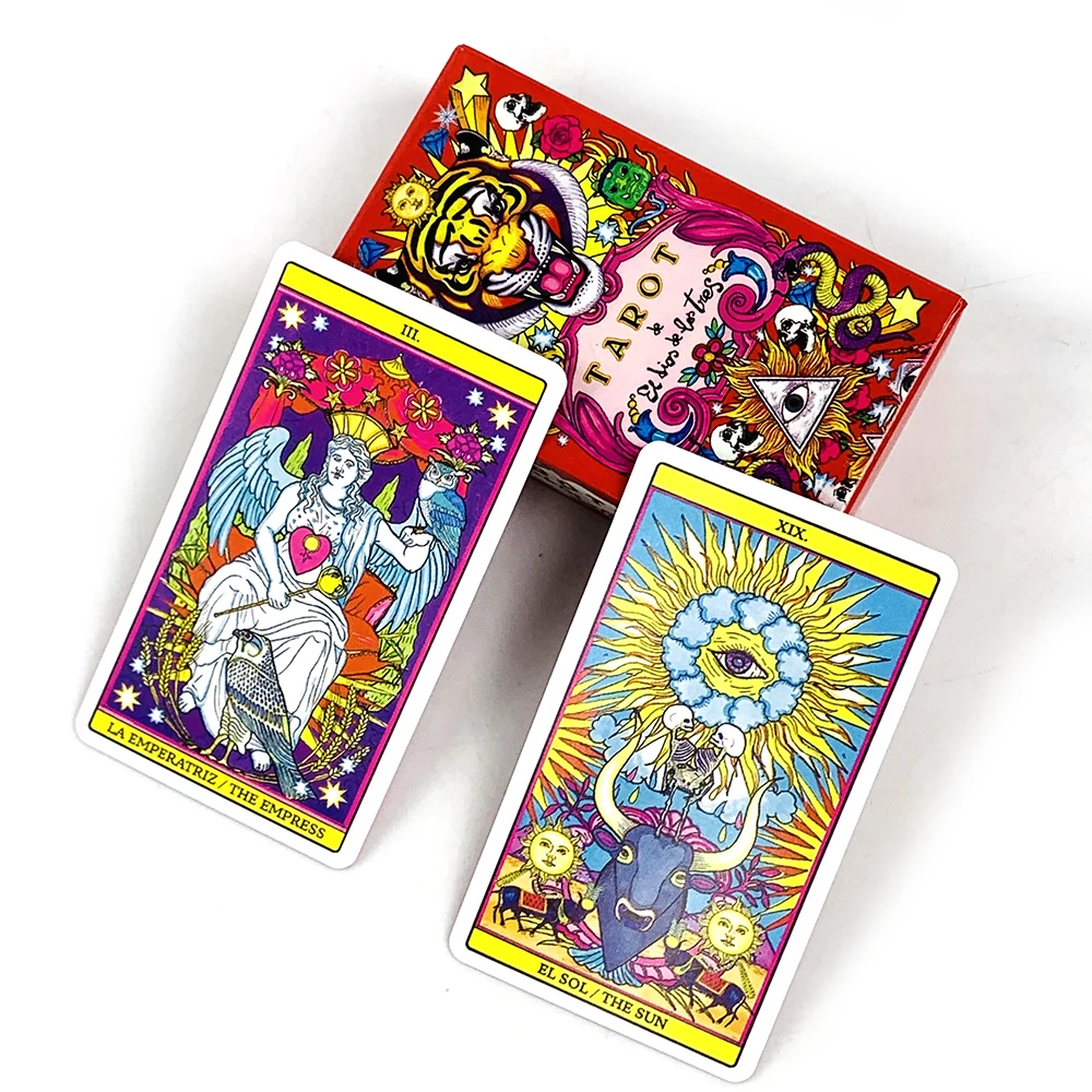 New Tarot Cards Of Arrival Traditional Chinese Style Tiger Deck Oracle English Visions Divination Edition Borad Playing Games