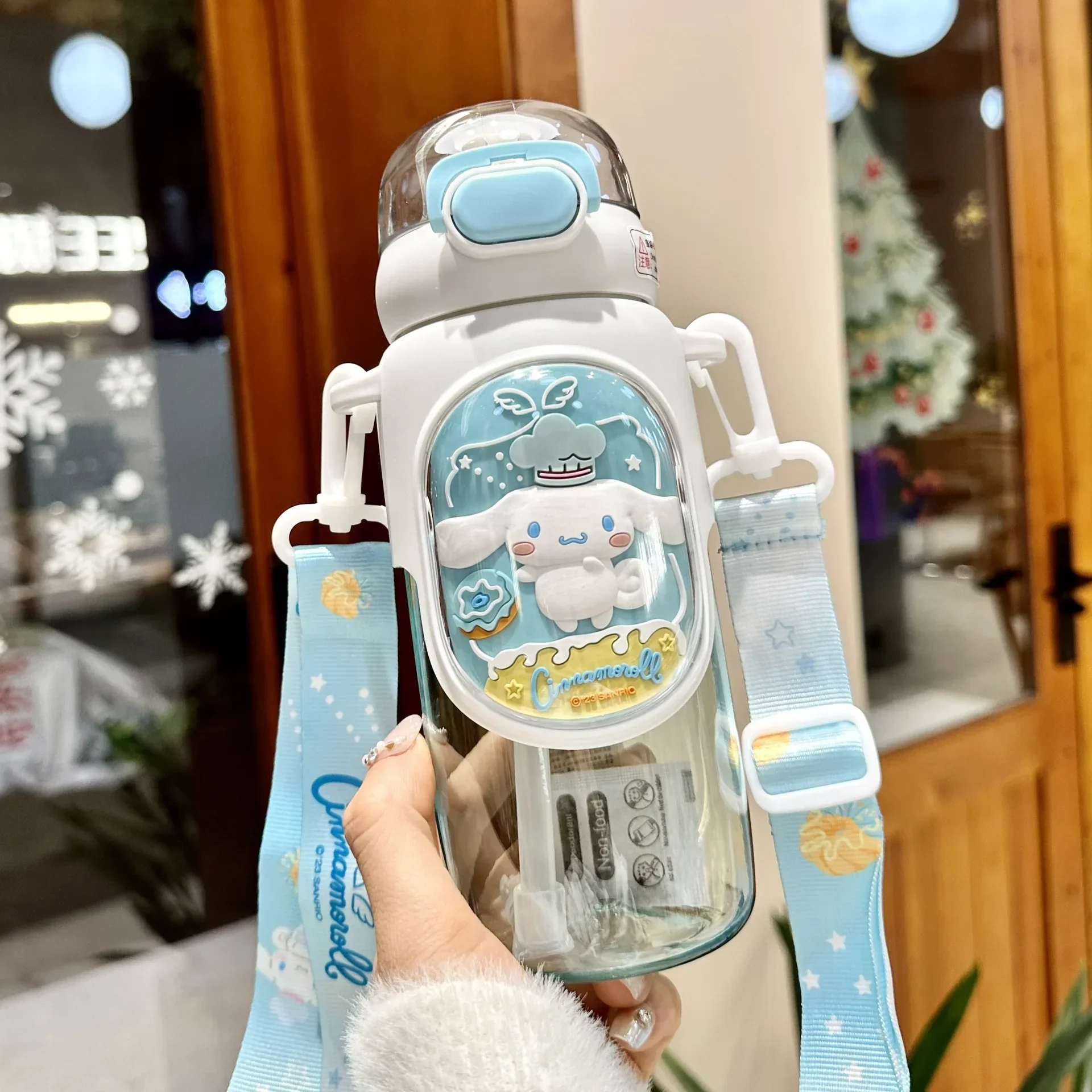 

Sanrio Kuromi Hello Kitty детская бутылка для воды для школы, летняя прогулка, высококачественная милая чашка для девочек, чашка с соломинкой