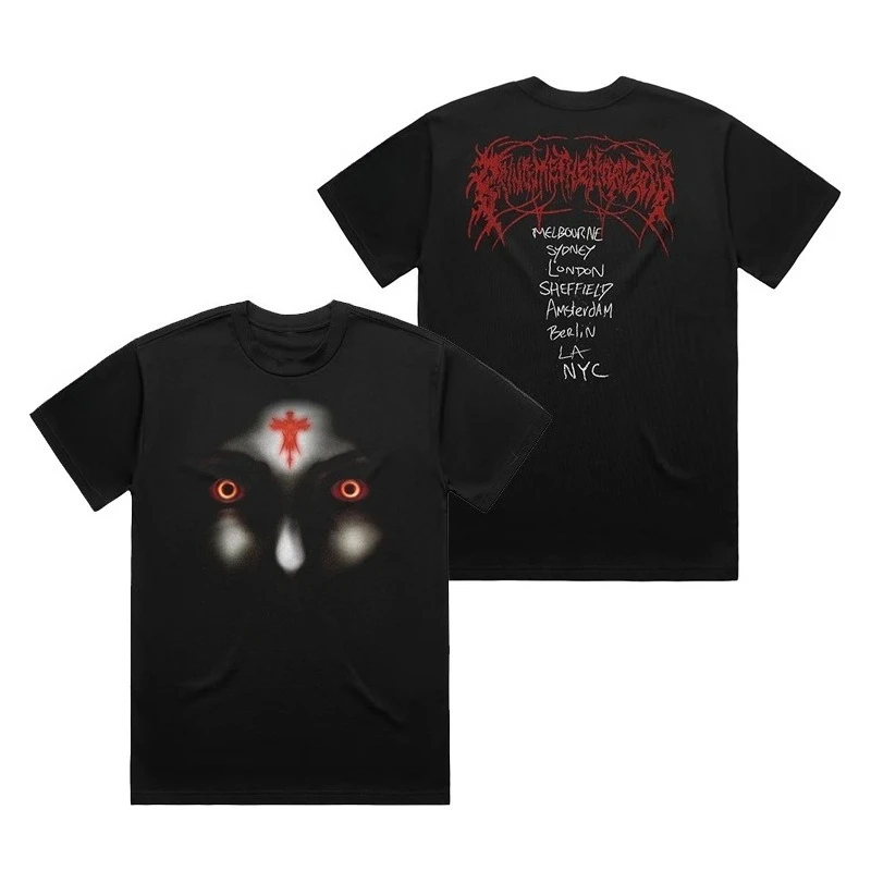 New Bring Me The Horizon - Dark American Loose-Fitting Men's T-Shirt with Rock Style (Short Sleeve)