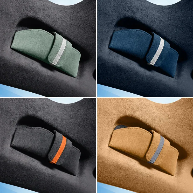 

Alcantara Suede Magnetic attraction Car Glasses Case Storage Box Sunglasses Holder For ZEEKR 001