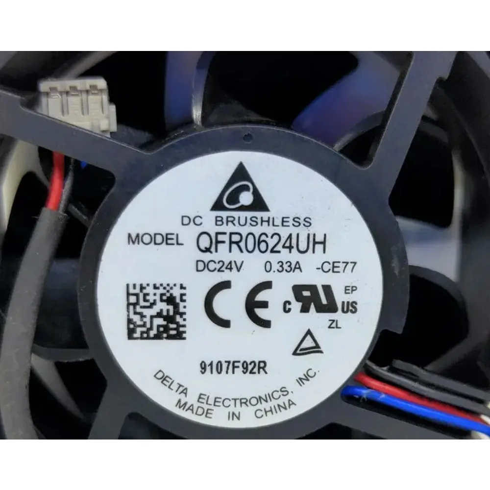 New For Delta QFR0824GHE -CE76 24V 0.60A 8cm 8038 3-wire Schneider Inverter Fan