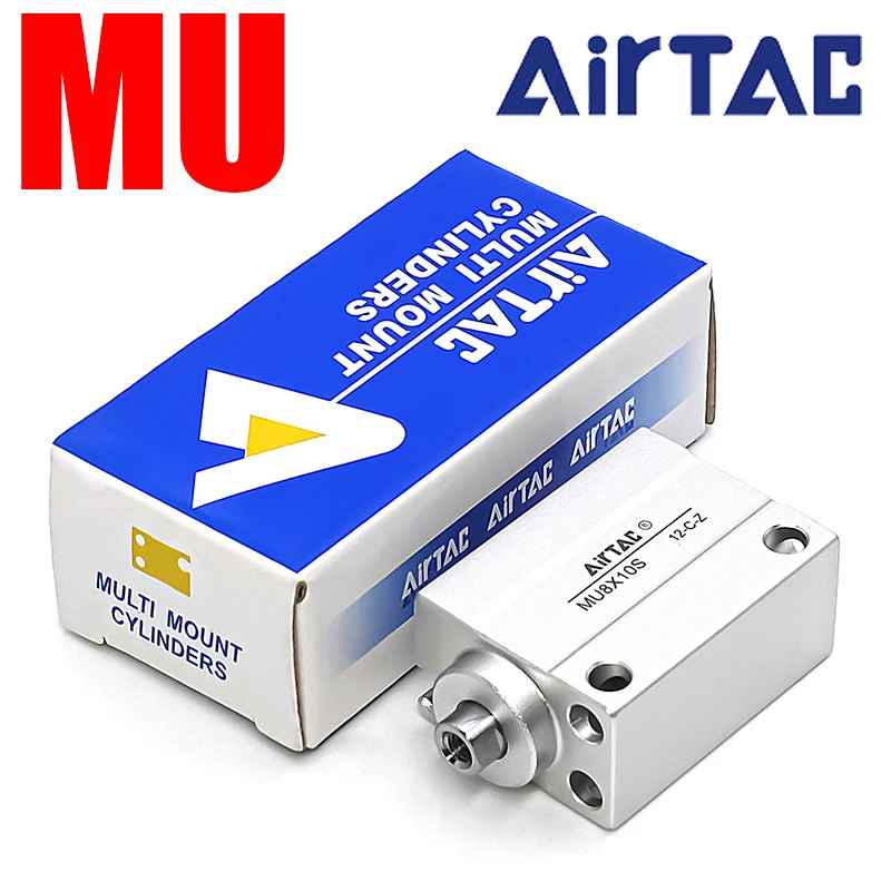 AirTAC  Mini Air Cylinder MU6/810/12/16/20 Precision Automation Pneumatic Components