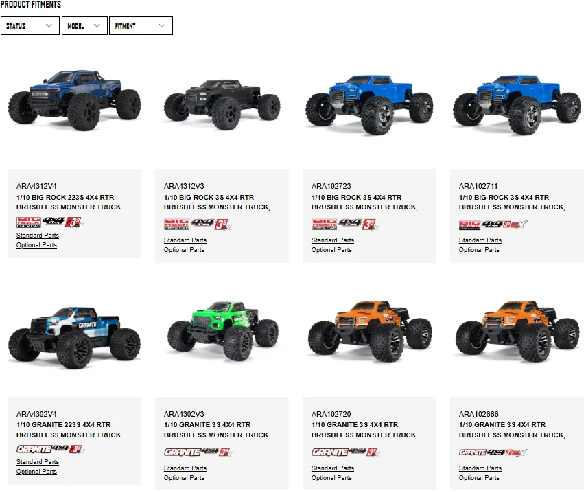 Blocco sterzo originale ARRMA ARAC9359 AR330469 (2): 4x4 per 1/10 BIG ROCK 1/8 TYPHON 1/8 TYPHON MEGA 1/10 VORTEKS 1/10 SENTON 1