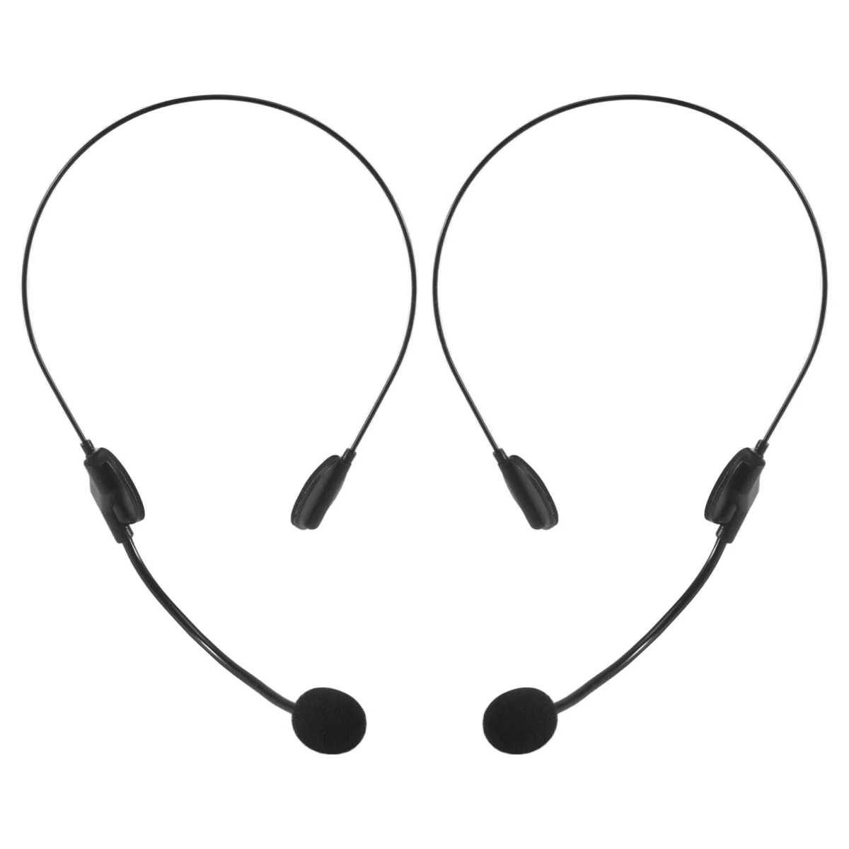 SMIEA 2 pezzi accessori per cuffie cosplay cuffie con microfono finto per decorazioni per cantante rock star per oggetti di scena per feste di Halloween