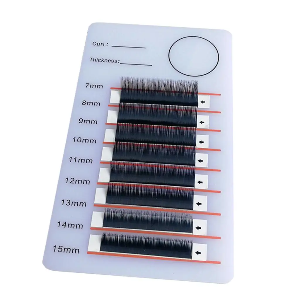 Eyelash Stand White Acrylic Lash Pallet Board for Self Eyelash Extension Glue Layout Salon Artists and Beginners