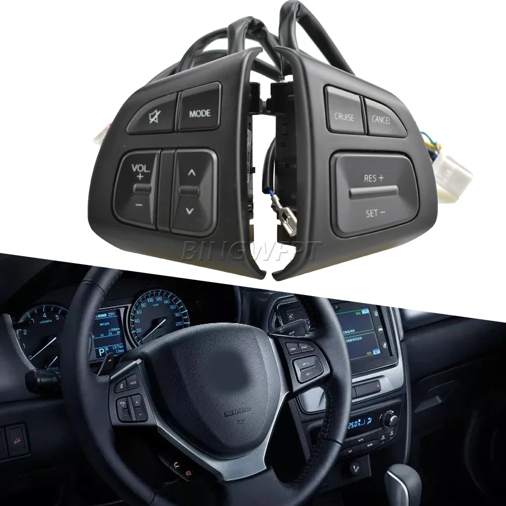 Multifunction Steering Wheel Switch Button Audio Volume Cruise Speed Control Switch Button For Suzuki Grand Vitara SX4 S-CROSS
