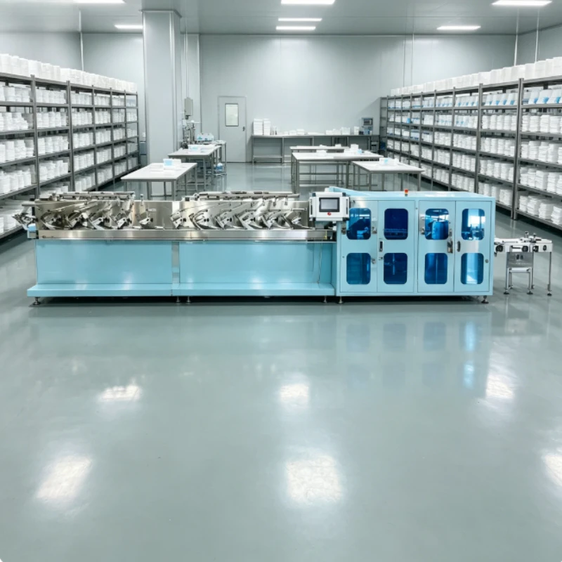 Customized 30~120pcs Cutting-Edge Wet Wipe Making and Packaging Machine Tissue Packing Baby Diaper Machine