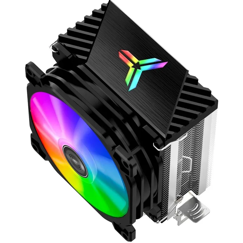 Jonsbo CR1200 9cm 2 rurki cieplne wieża chłodnica procesora z tęczowym grzejnikiem chłodzącym RGB dla Intel LGA1151/1200/LGA115X AMD AM4 — zdjęcie 7