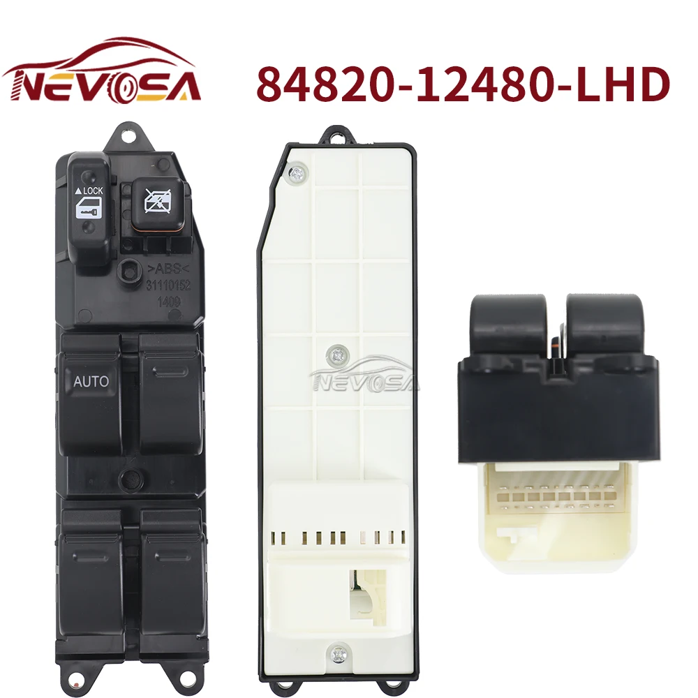 Main Driver Switch For Toyota Corolla 2003 2004-2008 NZE120 ZZE121 ZZE122 Power Window Control Button 84820-12470 84820-12480 - view 5