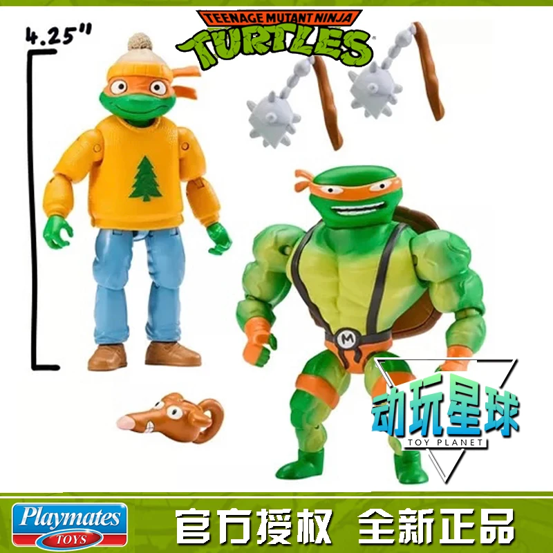 ตุ๊กตาเต่านินจาสีสันสดใส รุ่นโรงละคร ฉบับกล้ามโต ราคาแพง ของสะสมจากภาพยนตร์การ์ตูน ฟิกเกอร์โมบาย T