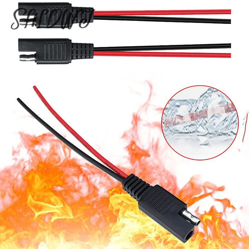 

SAE Connector Extension Cable SAE Quick Connector Disconnect Plug SAE Power Automotive Extension Cable Solar Panel Cable Wire