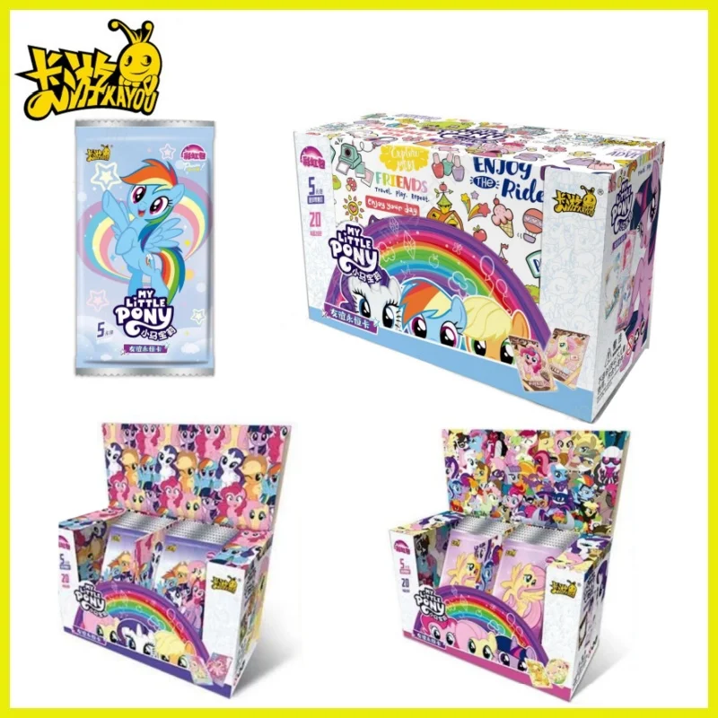 

2025 KAYOU Genuine My Little Pony Card Anime Limited Friendship Eternal Card MLP-YH05-004 Rare Collection Card Rainbow bag
